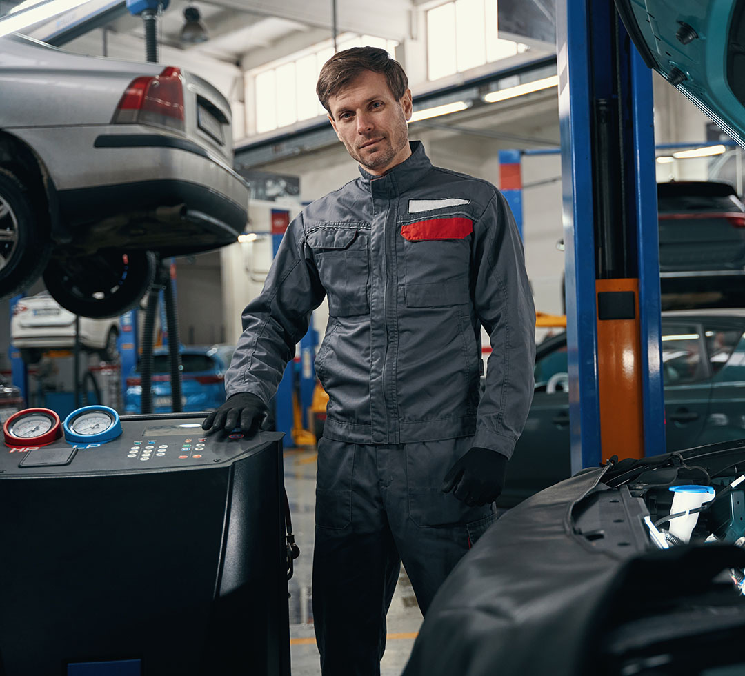 Car service workshop